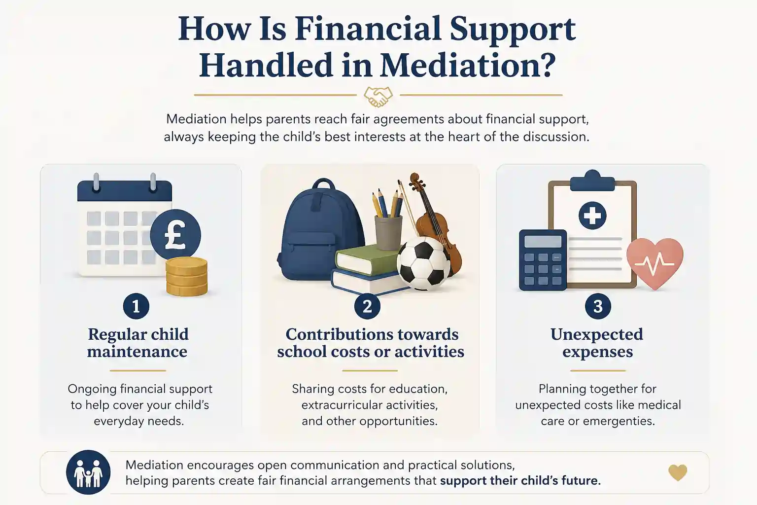 How Is Financial Support Handled in Mediation Newbury